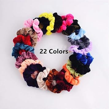 Amazon Com Blppldyci 22 Different Colors Of Elastic Hair Bands