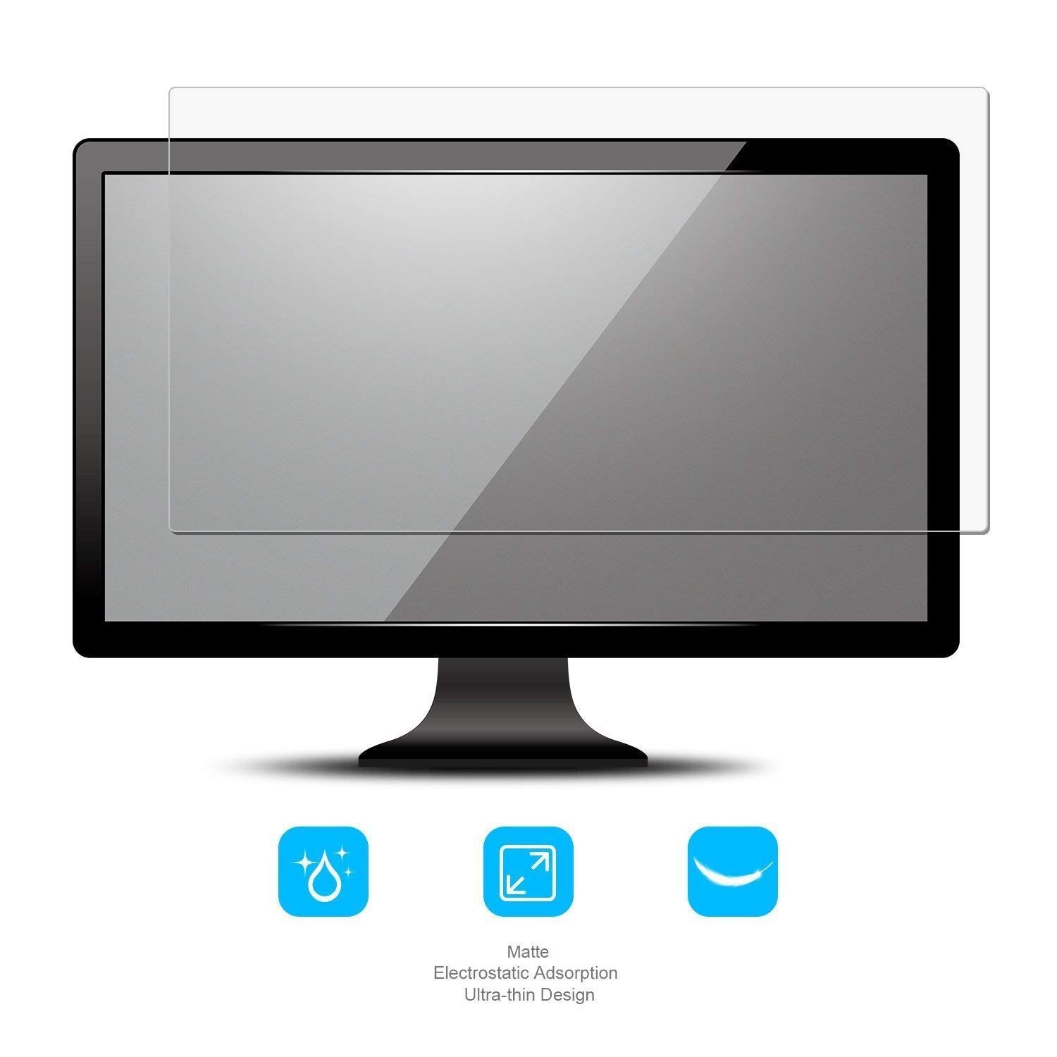 FORITO 2 Pack 27 inch Anti Glare(Matte) Screen Protector Compatible