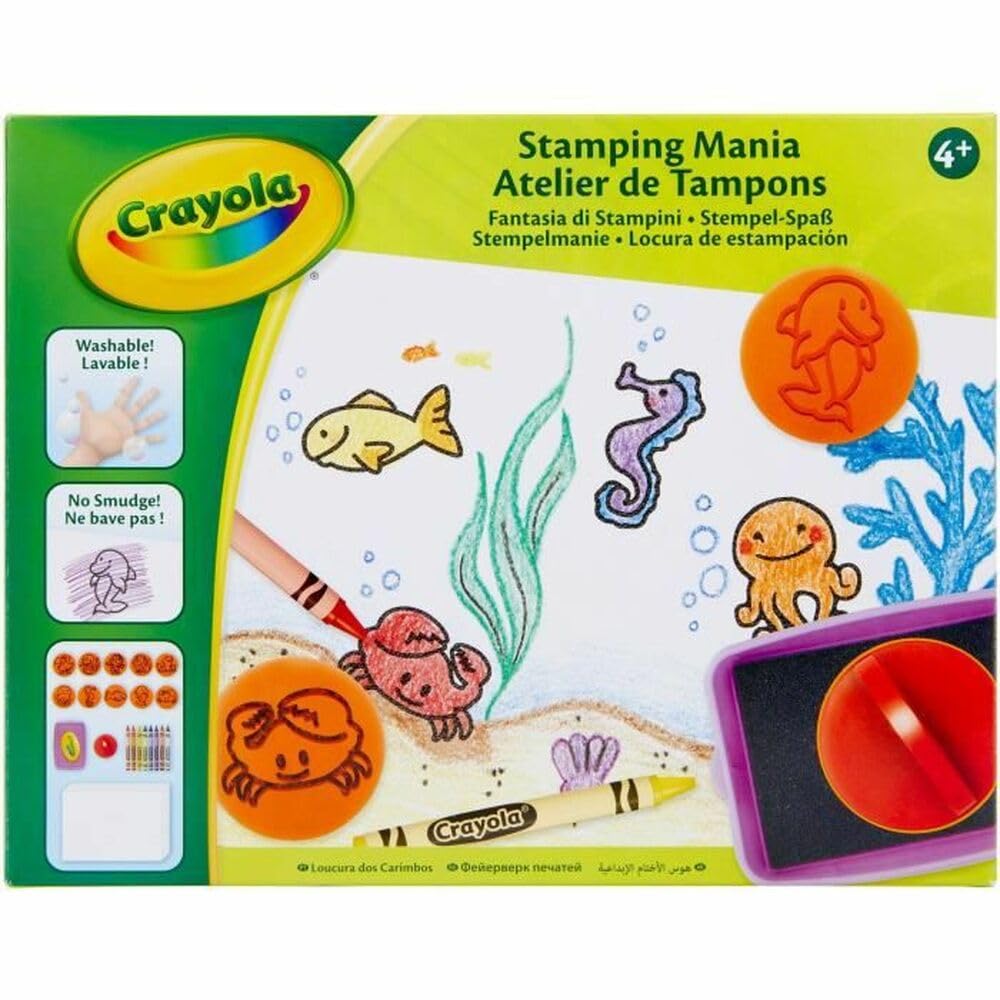 CRAYOLA - Stamp Workshop - Creative activities - Activity kits - from 4 years old - Drawing and coloring game
