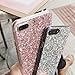 iPhone 8 Plus/7 Plus Bling Case Sparkle Ombre Sequins Polka Dot Air Prism Glitter Translucent Soft TPU Flexible Slim 3D Design Case Cover for iPhone 8 Plus/7 Plus(Pink)