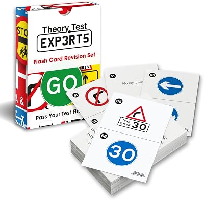 Theory Test Experts 128 Road Signs Flash Cards 2026 DVSA Approved
