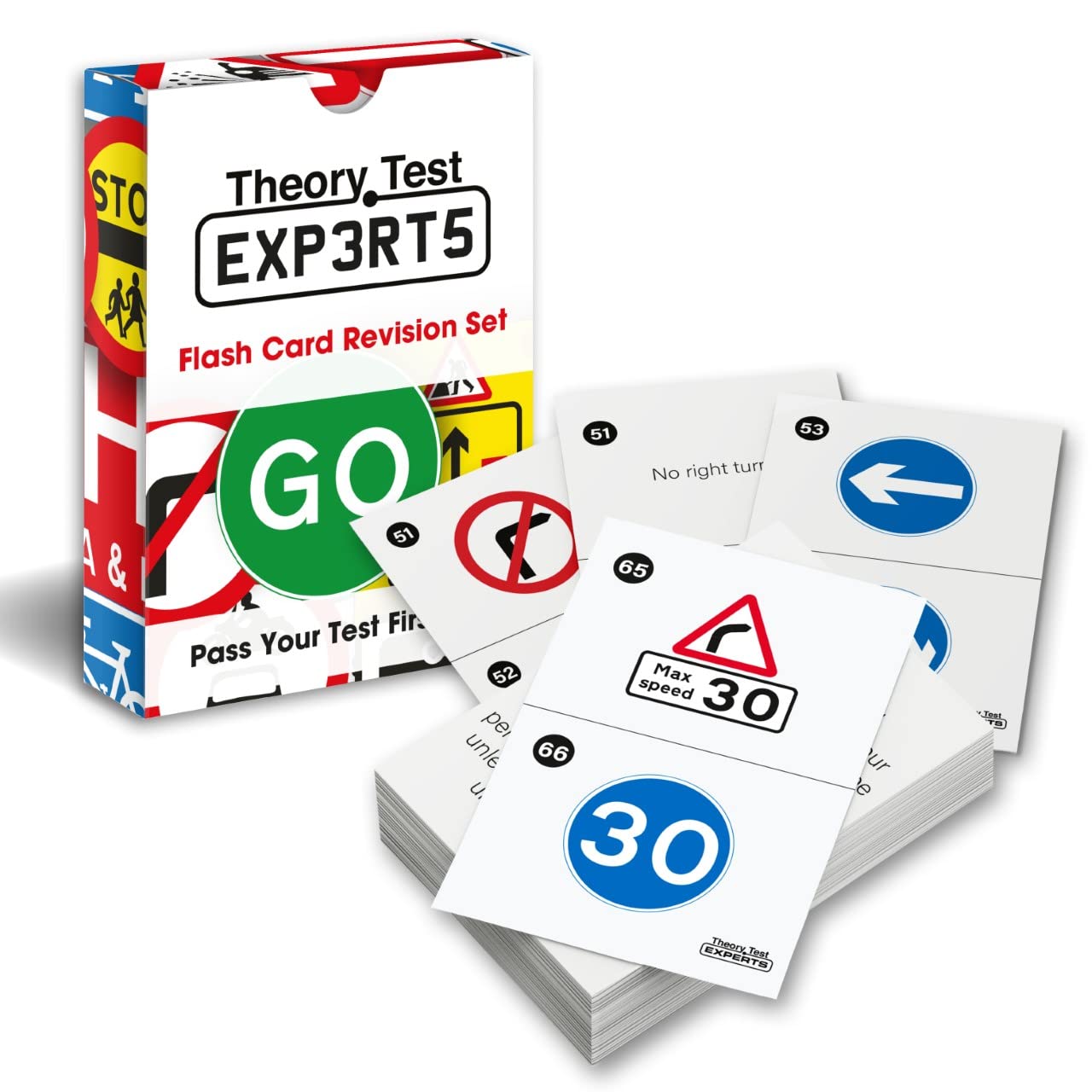 Theory Test Experts 128 Road Signs Flash Cards 2026 (Flashcards)