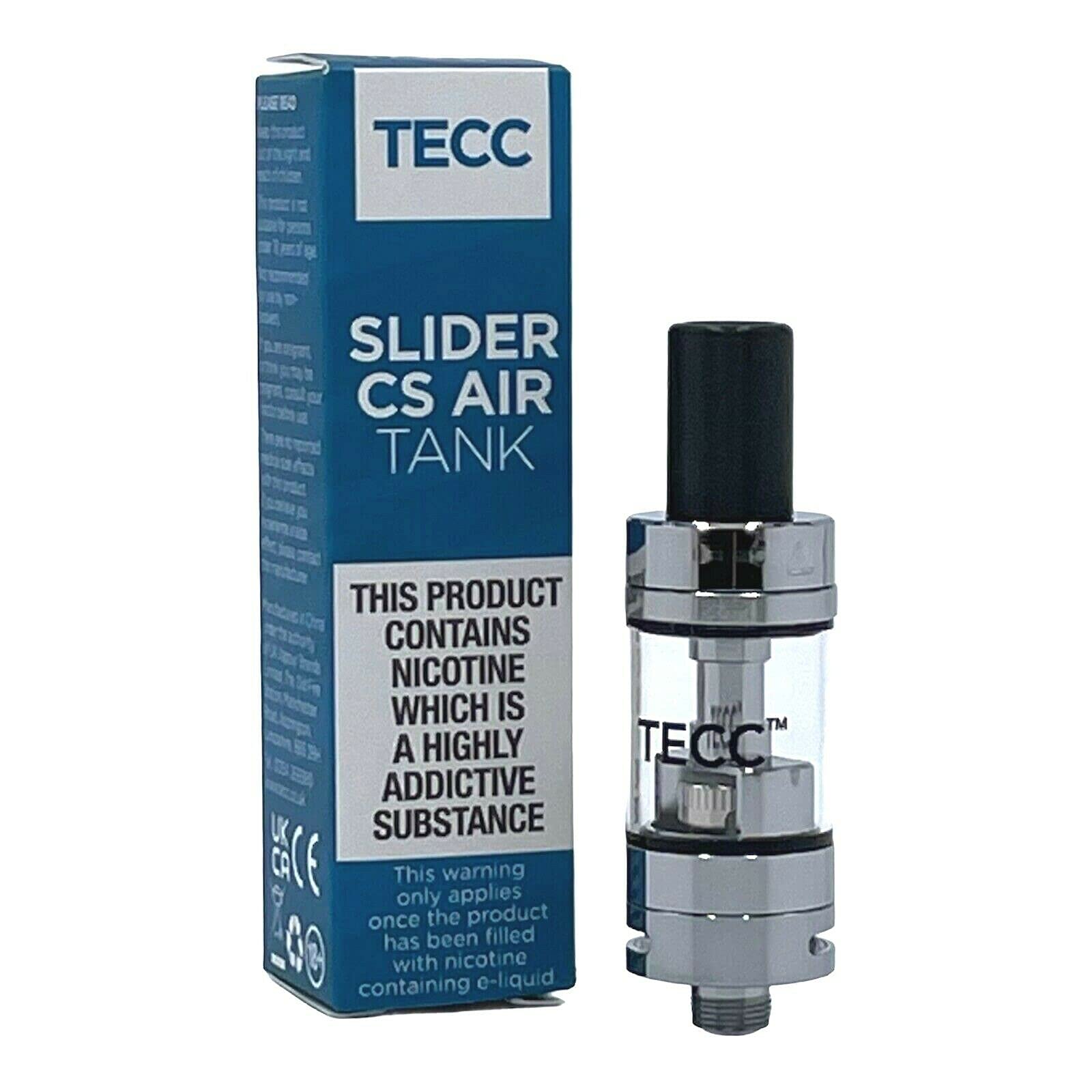 TECC Slider CS Air Tank - No Nicotine/Nicotine Free