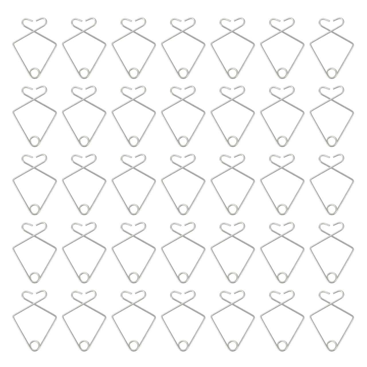 VILLFUL Automatic Rebound Ceiling Hooks 50Pcs Drop Ceiling Hanger Clips Steel Hanging Hooks Rust Resistant for Office Home School Decoration