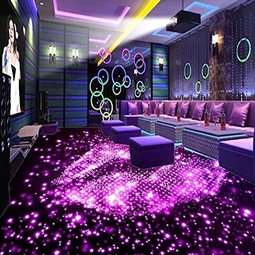 Tianxinbz Custom Large 3d Floor Mural Ktv Bar Clubs Glitter Wallpaper Wear Non Slip Waterproof 3d Floor Tiles Wallpaper 300cm W X210cm H Buy Online At Best Price In Uae Amazon Ae