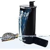PULACO Aquarium Internal Filter 3 to 20 Gallons, for Turtle Tanks, Reptiles, Amphibians, Frog, Cichlids, Newt or Fish Tank