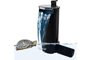 PULACO Aquarium Internal Filter 3 to 20 Gallons, for Turtle Tanks, Reptiles, Amphibians, Frog, Cichlids, Newt or Fish Tank