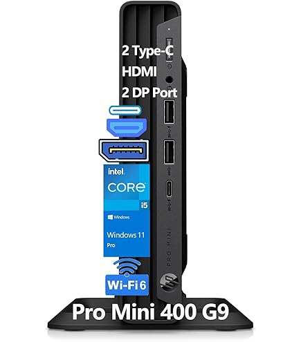 HP Pro mini 400 g9 mini 12世代i3 SSD＋HDD Amazon.com: HP Pro 400 G9 Mini PC Desktop Computer, Intel i3