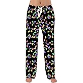 Soophiea Womens Christmas Halloween Pajamas Pants Comfy Loose Stretchy Pajama Bottoms with Pockets