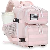 HongXingHai 9L Mini Tactical Backpack for Men and Women, Tactical Backpack Small for Hiking, Small Tactical Bag(Pink)
