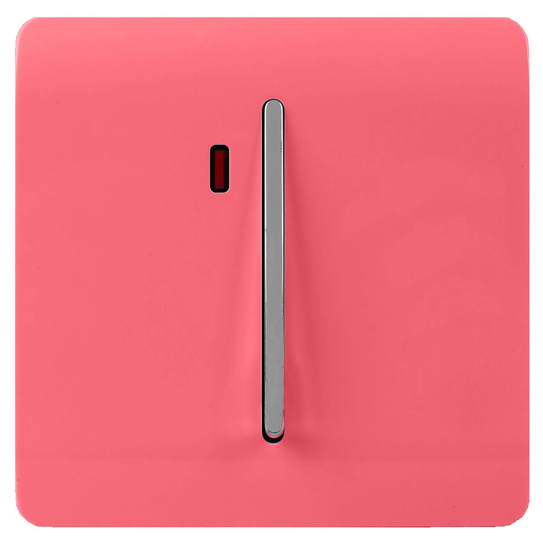 Trendi Artistic Modern Glossy 20 A Tactile Light Switch & Neon Insert Strawberry