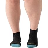 Wide Open No Show Merino Wool Socks for Women - Everyday Ankle Socks for Wide Feet