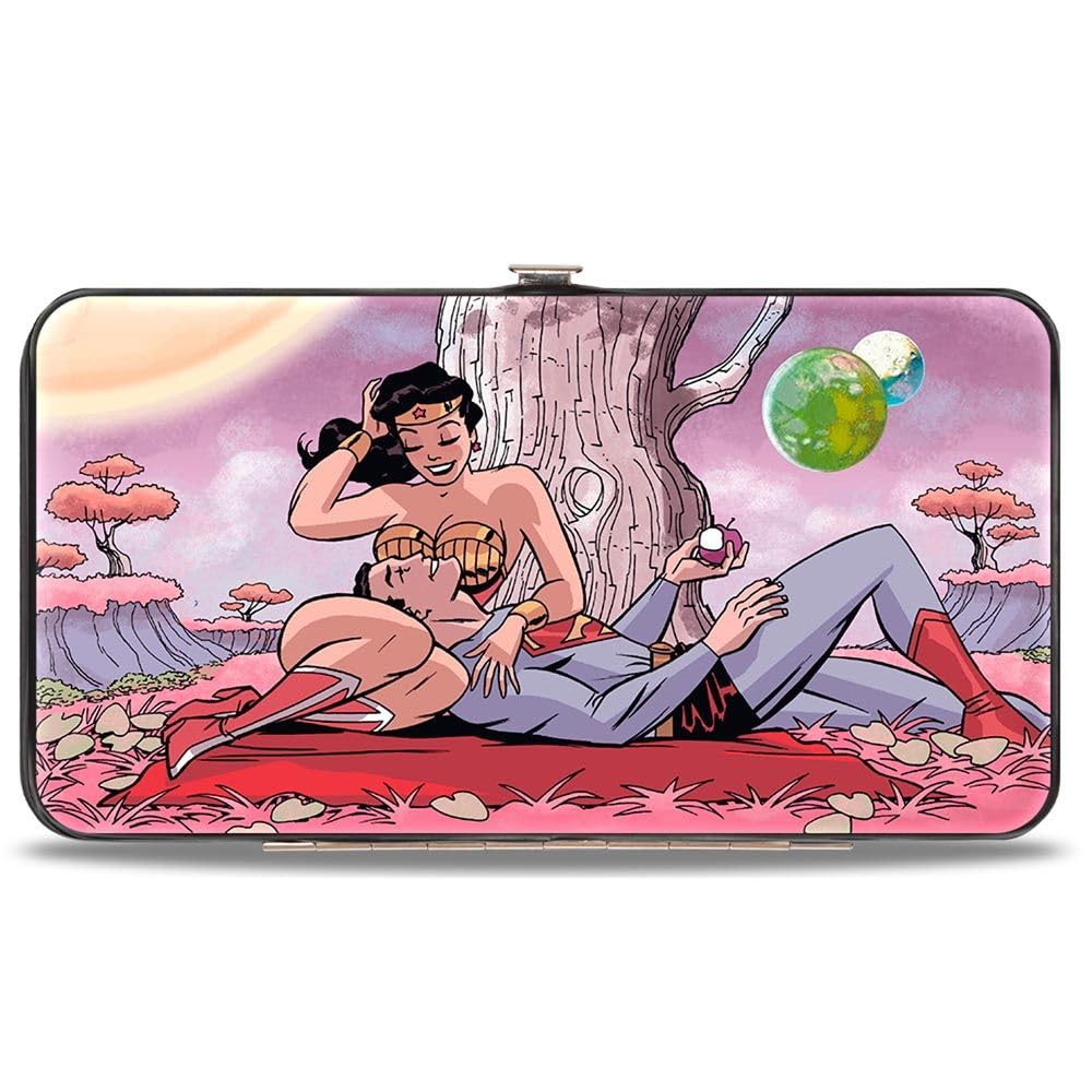 Buckle-Down Unisex-Adult's Hinge Wallet-Wonder Woman, wonder Woman, One Size