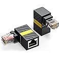Amazon.com: Duttek Ethernet Adapter 90 Degree, Right Angled RJ45 Male ...