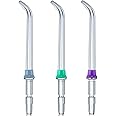 3 Pcs Replacement Heads for Waterpik Water Flossers Other Brand Oral Irrigators,Replacement Tips for Waterpik Water Flosser(Blue Purple Green)