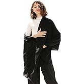 NUOHEMULE Cashmere Shawl Wraps for Women, Pashmina for Women Travel Wrap Cashmere Scarf for All-Season, Merino Wool Blanket