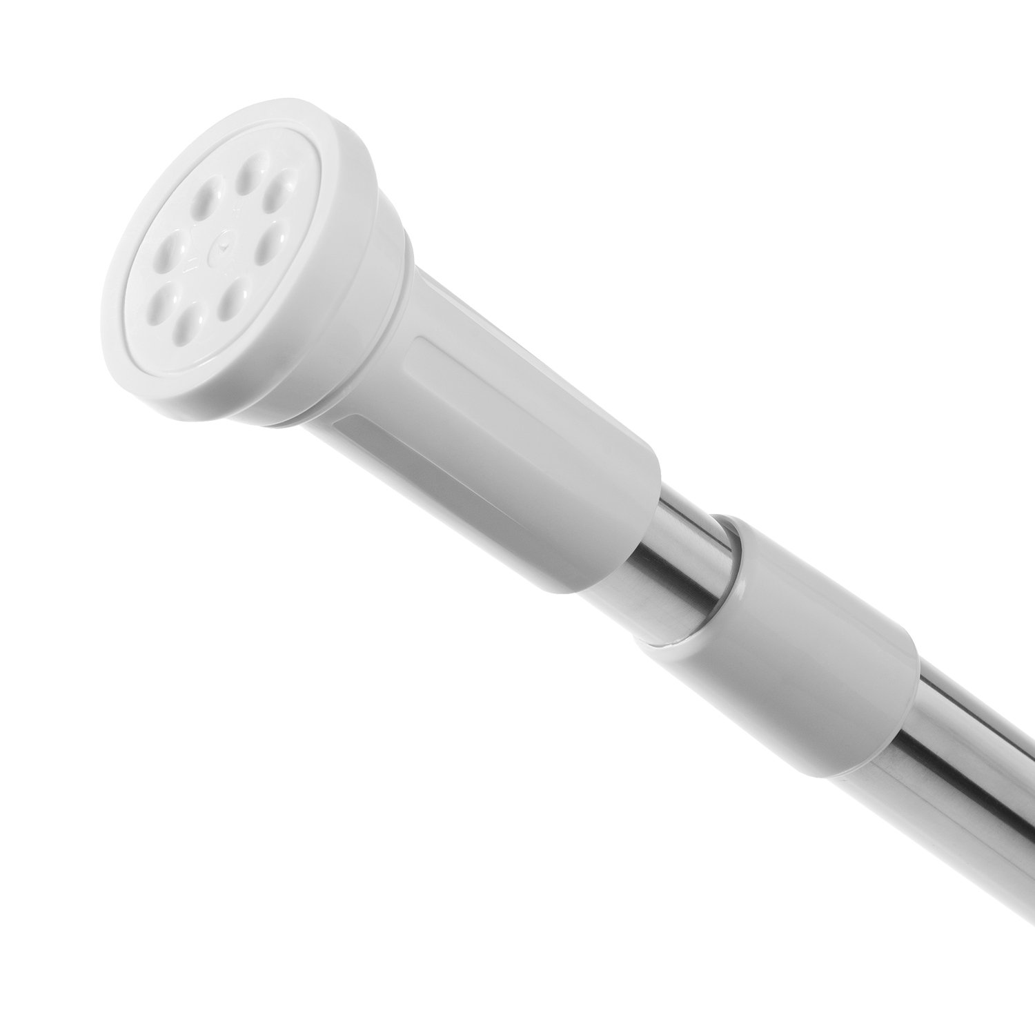 Tatkraft Oscar Extendable Stainless Steel Shower Curtain Rod 140-260cm x 25mm