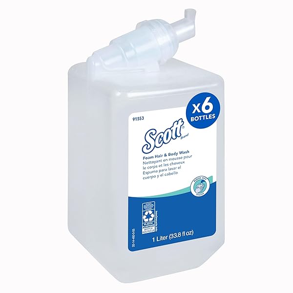 SCOTT PROFESSIONAL FOAM HAIR AND BODY WASH (91553),...