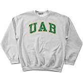SDI Men's NCAA Alabama Birmingham Blazers 50/50 Blended 8-Ounce Vintage Crew Neck Sweatshirt