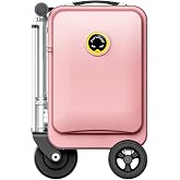 Airwheel SE3S Smart Rideable Suitcase Electric Luggage Scooter For Travel (pink)
