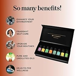 Pure Essential Oil Set for Diffuser - Aromatherapy