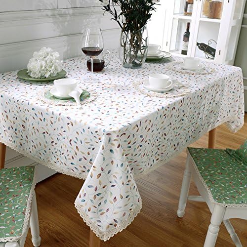 GXX Korean pastoral European modern dining table cloth/Round table square table cloth/ table cloth/ table cloth-E 90x130cm(35x51inch)