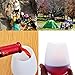 DEWEL Silicone Wine Glasses Set of 4 Outdoor Wine Glasses Unbreakable Silicon Wine Cups 12 oz Dishwasher Safe Shatterproof Stemless Wine Glass for Travel Picnic Camping BBQ