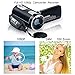 Digital Camcorder with IR Night Vision, WEILIANTE Full HD Digital Video Camera 24.0Mega Pixels 18X Digital Zoom (Two Batteries Included)
