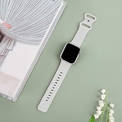 QRose Silicone Elastic Ocean Bands Compatible with