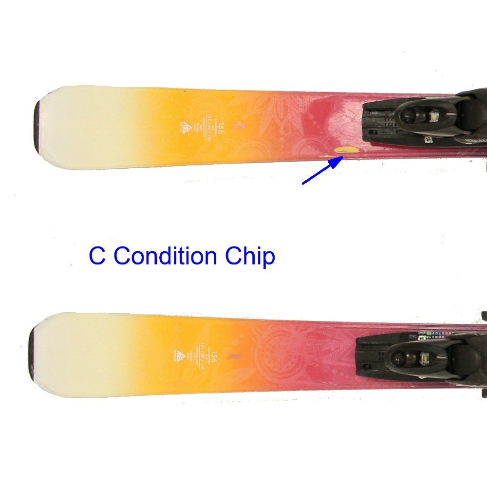  Used 2017 Womens K2 Luv Struck 80 Skis Fischer