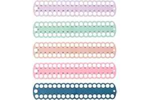 COHEALI 5Pcs Embroidery Floss Organizer Plastic Cross Stitch Thread Holder 37 Positions Sewing Tools for Cotton Thread Craft DIY Sewing Storage