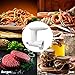 Antree Meat Grinder Attachment For KitchenAid Stand Mixers Includes 2 Plates 2 Grind Blades 2 Sausage Filler Tubes, and 1 Cleaning Brush, Easy To Use Food Grinder Attachment For KitchenAid - White