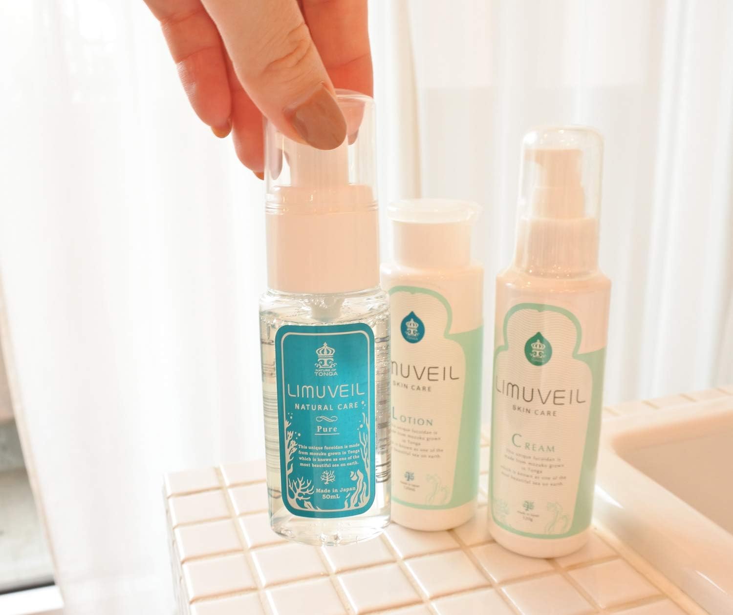 Amazon フコイダン美容液 リムベール Lsピュア お試し お一人様１個限定 10ml リムヴェール 化粧品原料 原液 通販