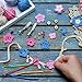 Chuangdi 19 Pieces Knitting Needles Set Totally, Include 8 Pieces Colorful Bent Tip Tapestry Needles, 9 Pieces Large-Eye Blunt Needles Yarn Sewing Needles with 2 Clear Bottles for Crochet Knitting