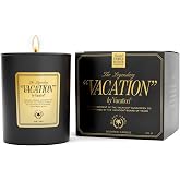 Vacation Coconut Vanilla Scented Soy Candle, 6 Ounces | Home Fragrance Candle, 50-Hour Burn Time, Gift for Women
