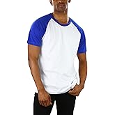 ToBeInStyle Men’s Three Quarter Sleeved Baseball Inspired Classic Shirt Tee