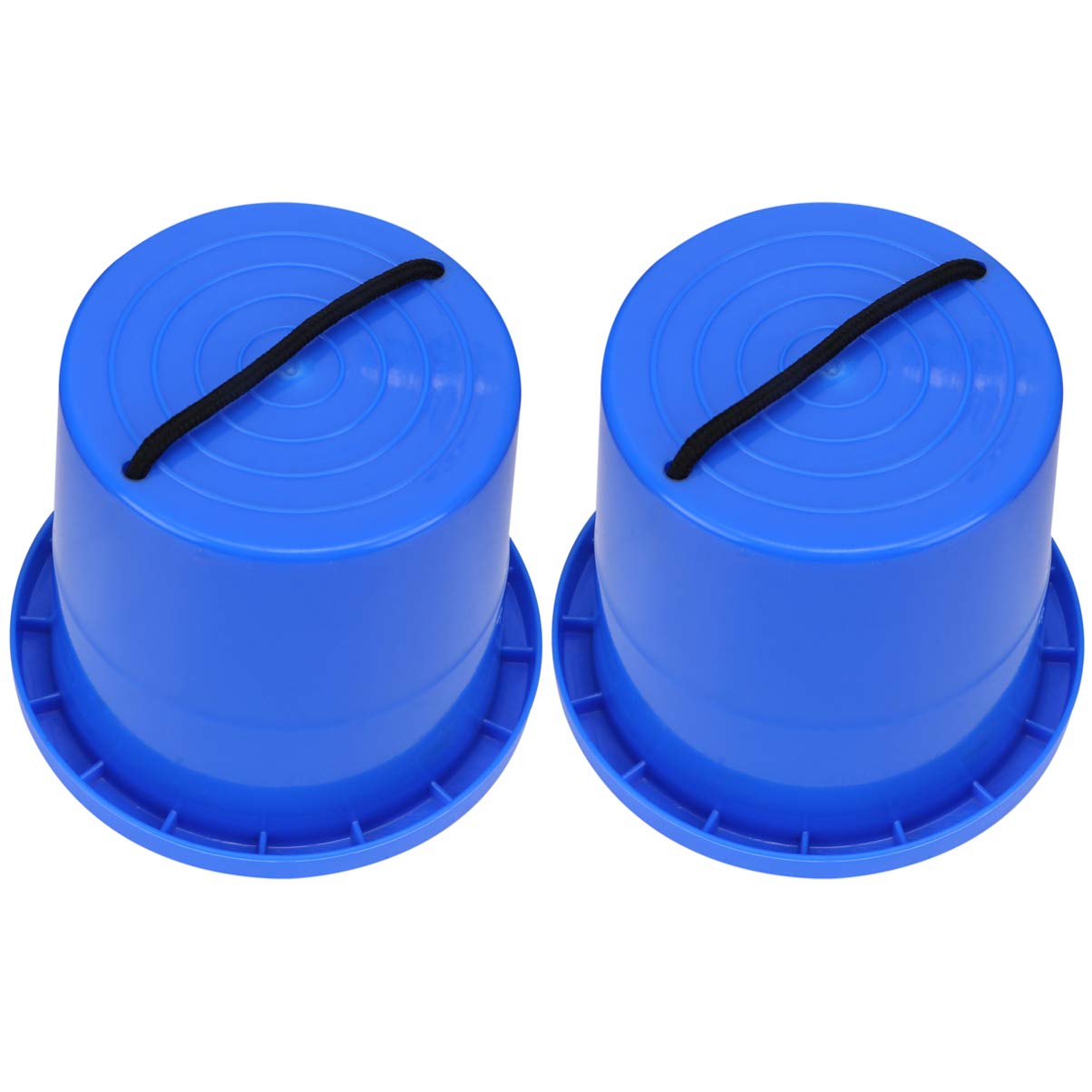 NUOBESTY Kids Outdoor Toys 1 Pair Bucket Stilts Plastic Balancing Stilts (Blue) Outdoor Toy