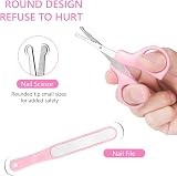 Vicloon 5-in-1 Baby Nail Kit Nail Clippers Scissors Ear Pick File Tweezers view 4