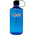 Nalgene Sustain Tritan BPA-Free Water Bottle Made with Material Derived from 50% Plastic Waste (using ISCC certified mass balance), 32 OZ, Narrow Mouth, Slate Blue