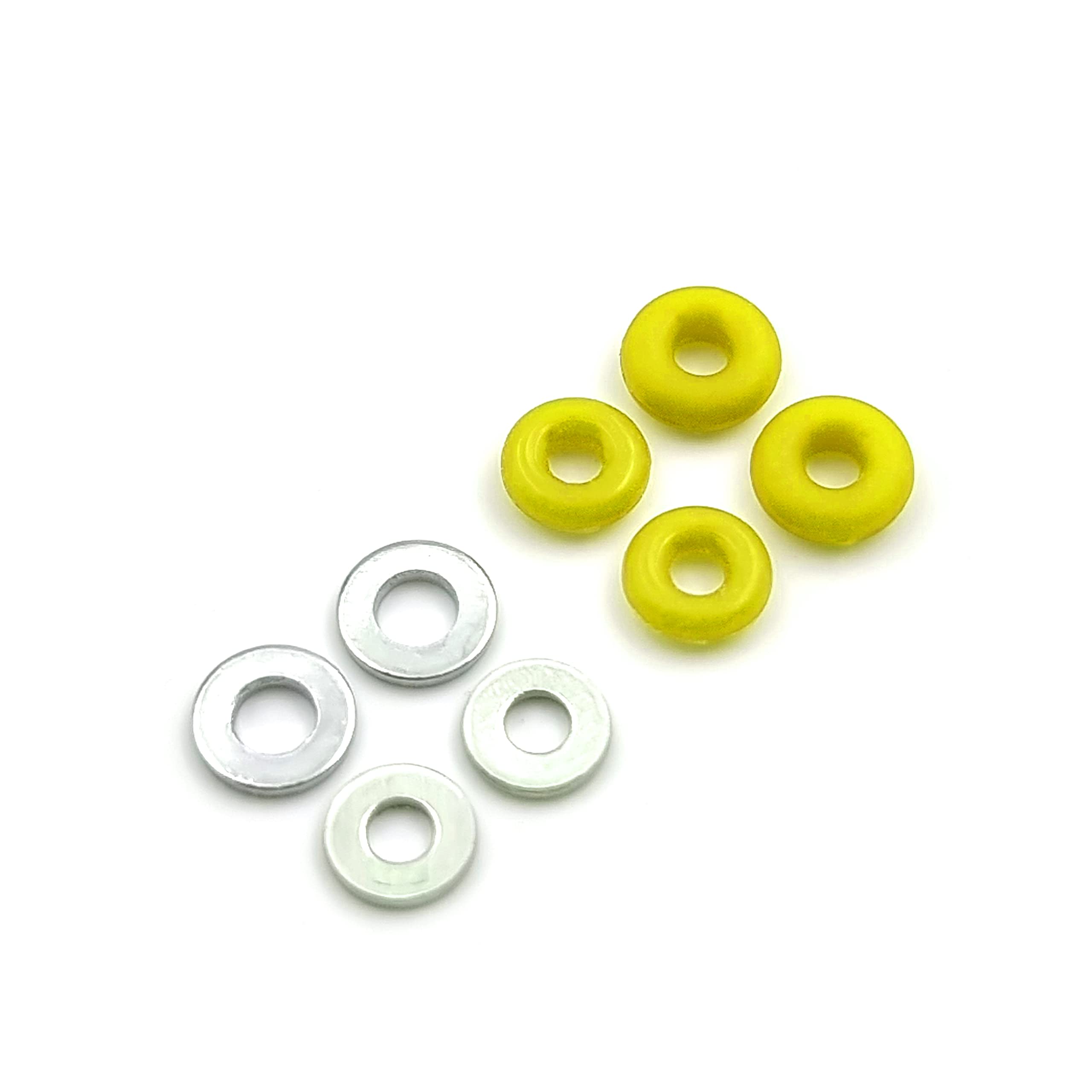 SPITBOARDS Fingerboard O-Ring Bushings Washer Yellow