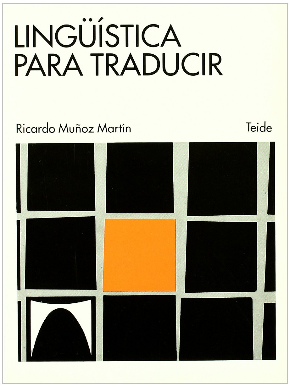Linguistica para Traducir (Spanish) Paperback – November 11, 1995