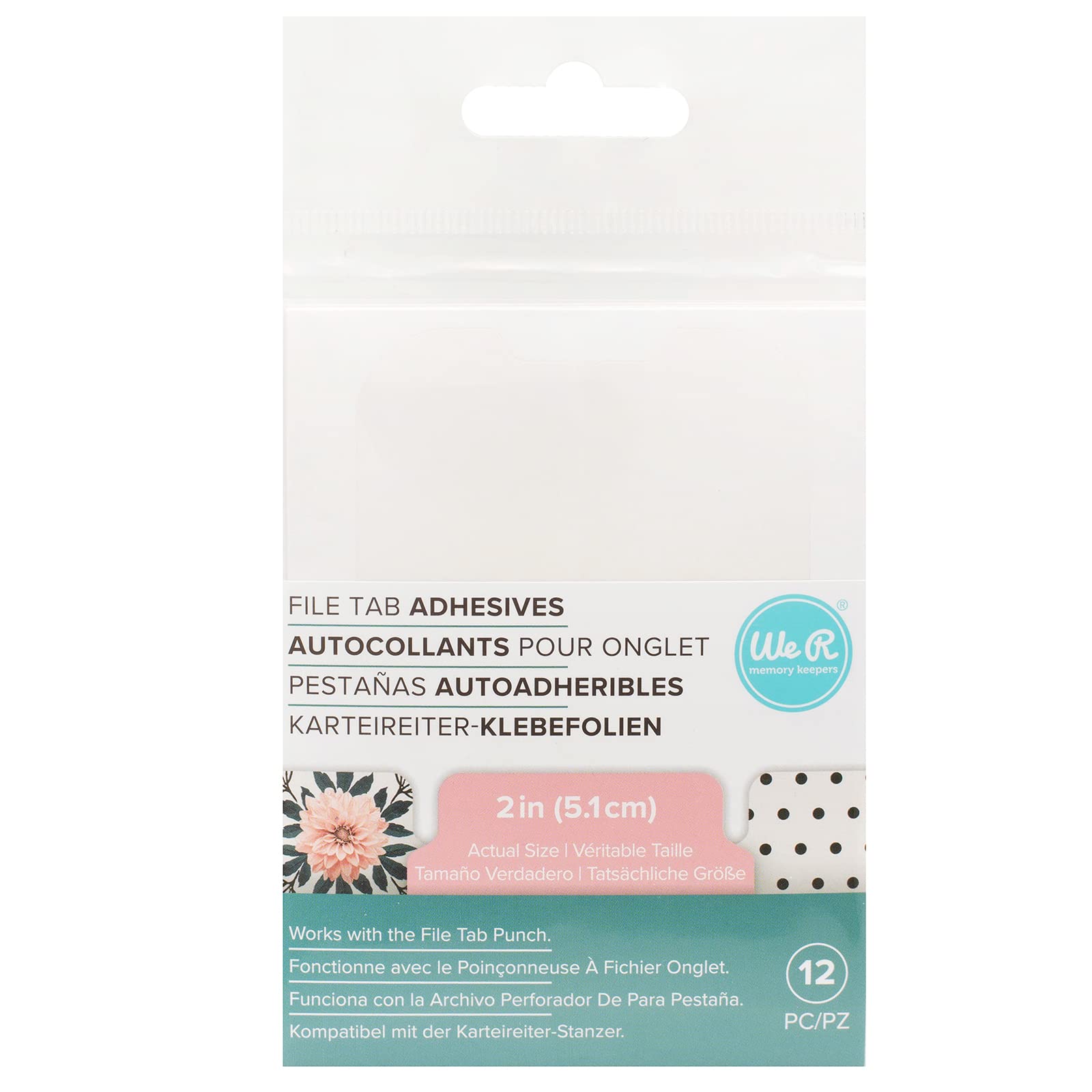 We R Memory Keepers Tab We R Memory Keepers File Stickers, 2" x 5"