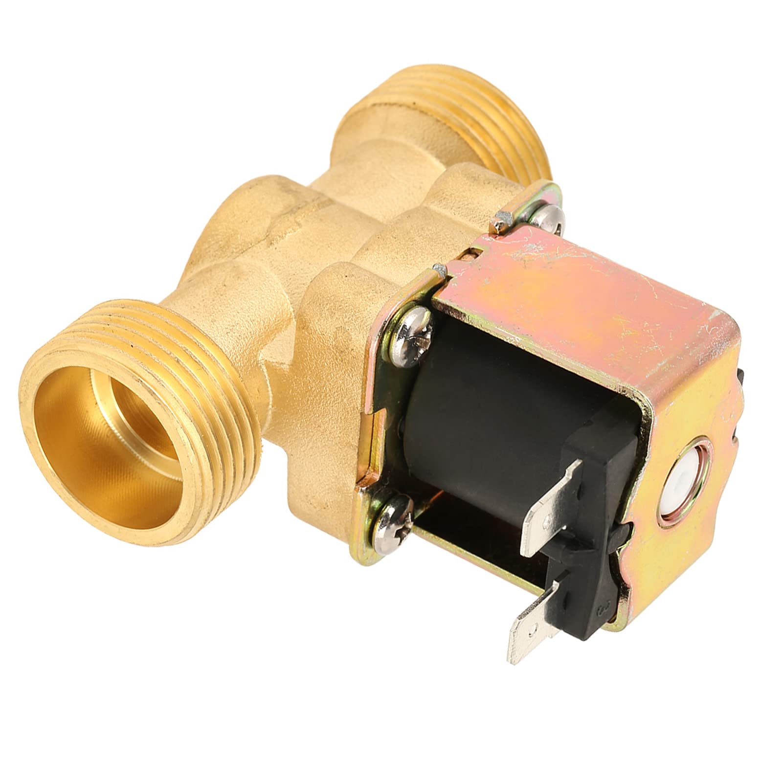 Hilitand G3/4 Brass Electric Solenoid Valve DC 12V Normally Closed 2 Way Water Solenoid Magnetic Pressure Regulating Valve