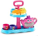 LeapFrog Musical Rainbow Tea Set Learning Toy 80 Songs Lights Shape Sorter view 5