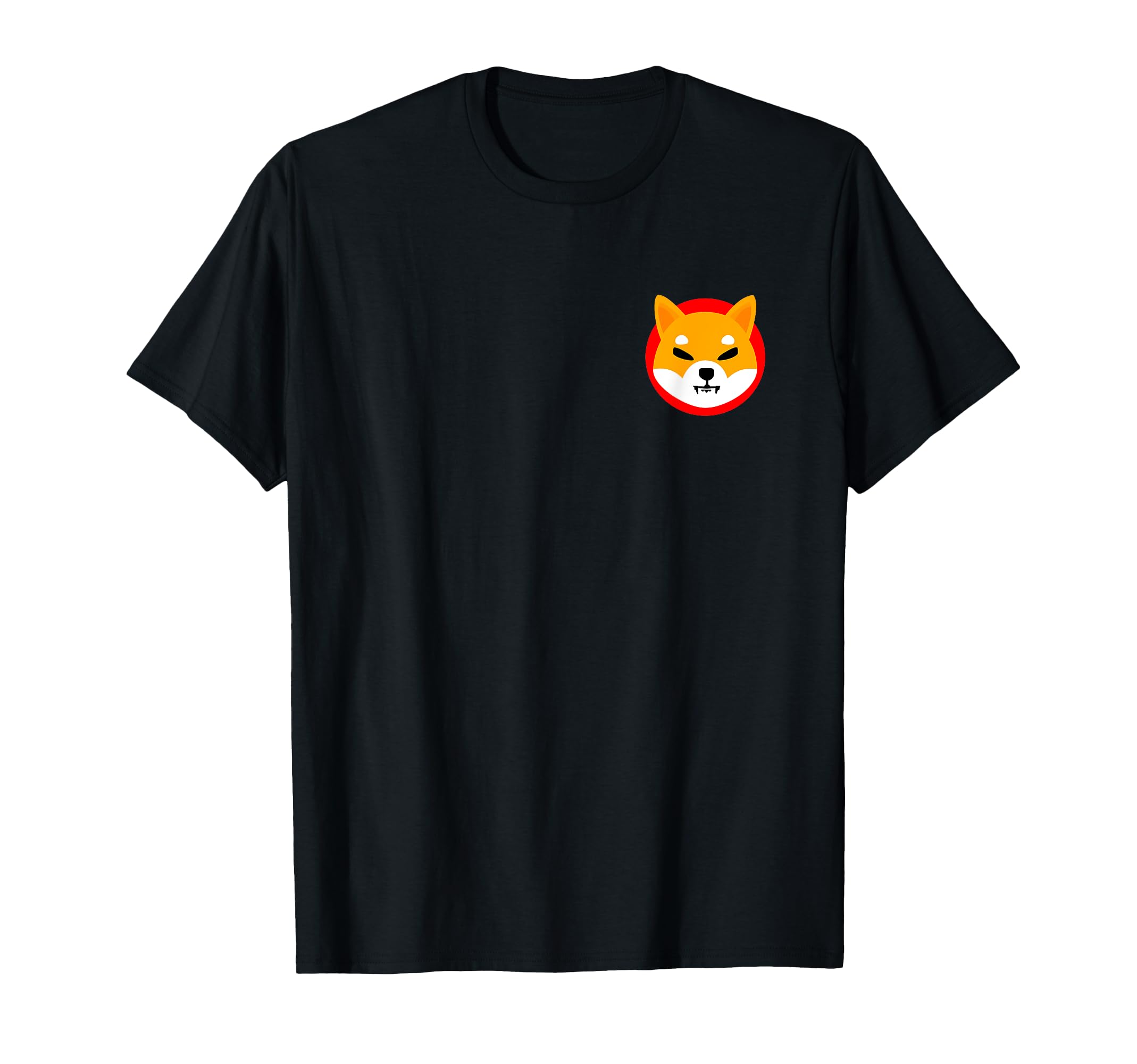 Shiba Inu Logo Pocket Digital Currency Coin Blockchain Lover T-Shirt