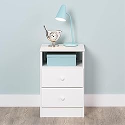 Prepac Astrid Simplistic Nightstand Side Table with
