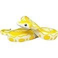 Higherbros Realistic Fake Snake Toy Rubber Gag Toys- Python Snake Action Figure for Halloween Prank Props, Fake Snake Scare Birds and Squirrels, Boa Constrictor Figurine Scary Prank Toys for Kids