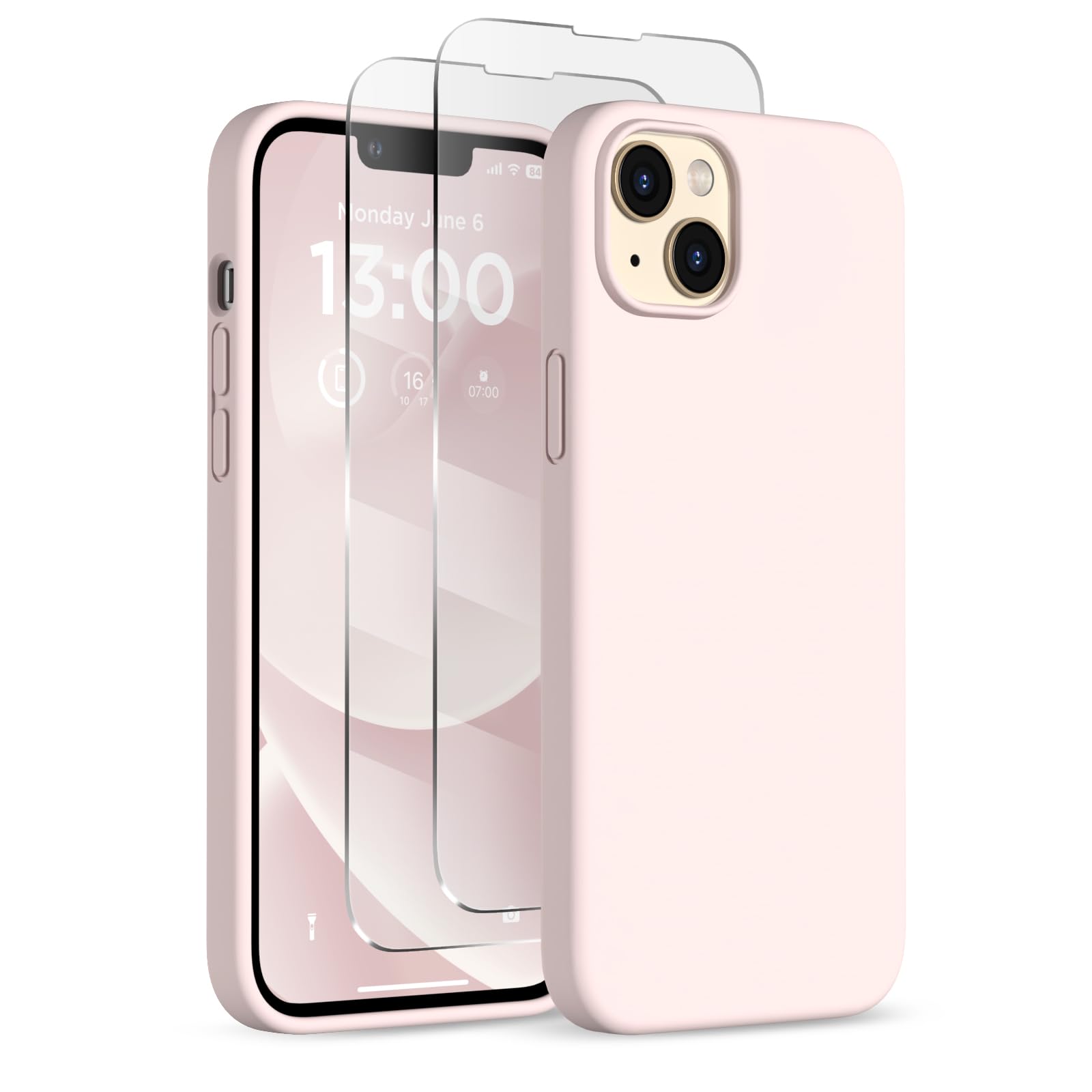 COFFKER for iPhone 13 Phone Case with [2X Screen