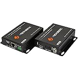 J-Tech Digital HDBaseT HDMI Extender 4K Ultra HD Extender for HDMI 2.0 Over Single Cable CAT5e/6A up to 230ft (1080P) 130ft(4