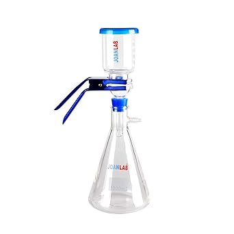 Lab Vacuum Filtration Apparatus Flask To Filter Solutions Oils E Liquids And More 1000ml Filtering Flask And 300ml Graduated Funnel Glass Suction Filtering Kit 1 Year Warranty Amazon Com Industrial Scientific